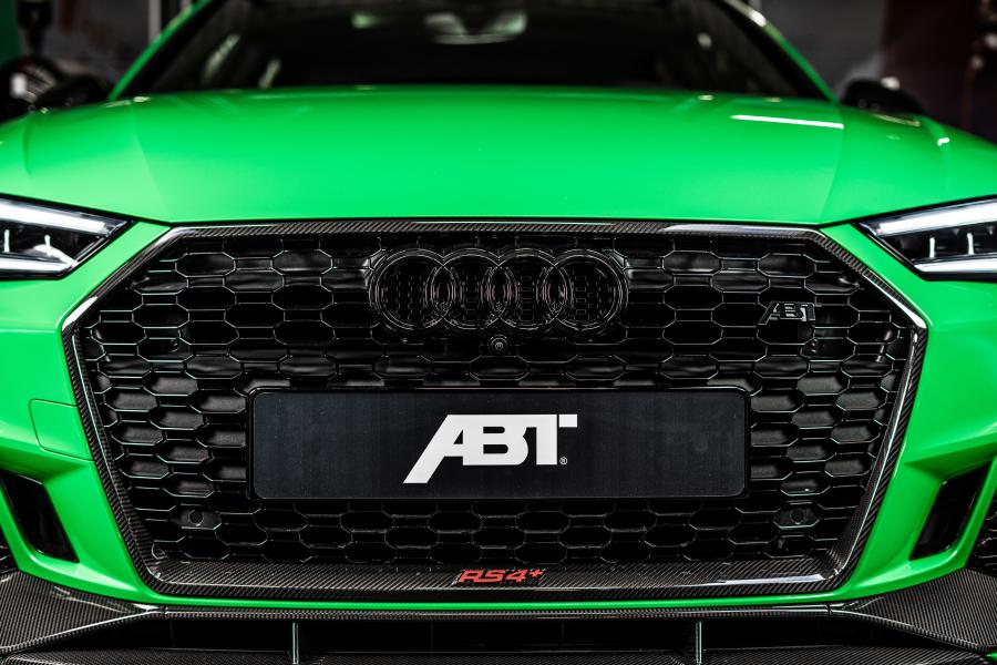 Логотип Audi RS4+ Gloss Green by ABT (B9) 2019 года  (фото 2 из 16)